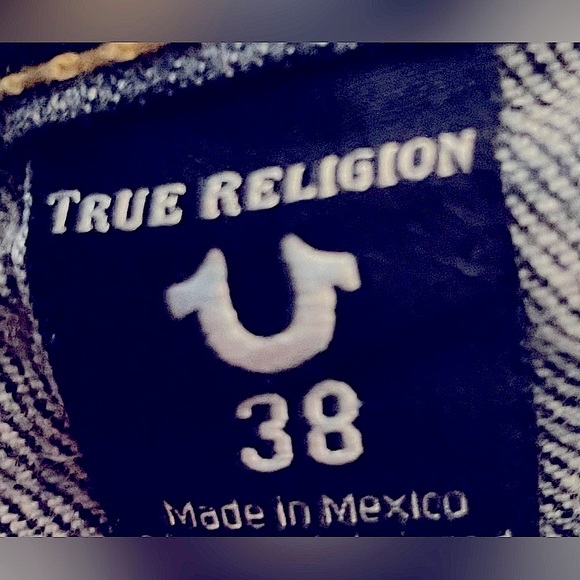 True Religion 38w Geno Relaxed Slim Jeans - Picture 8 of 11